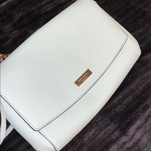 Kate Spade Mini clutch purse light blue